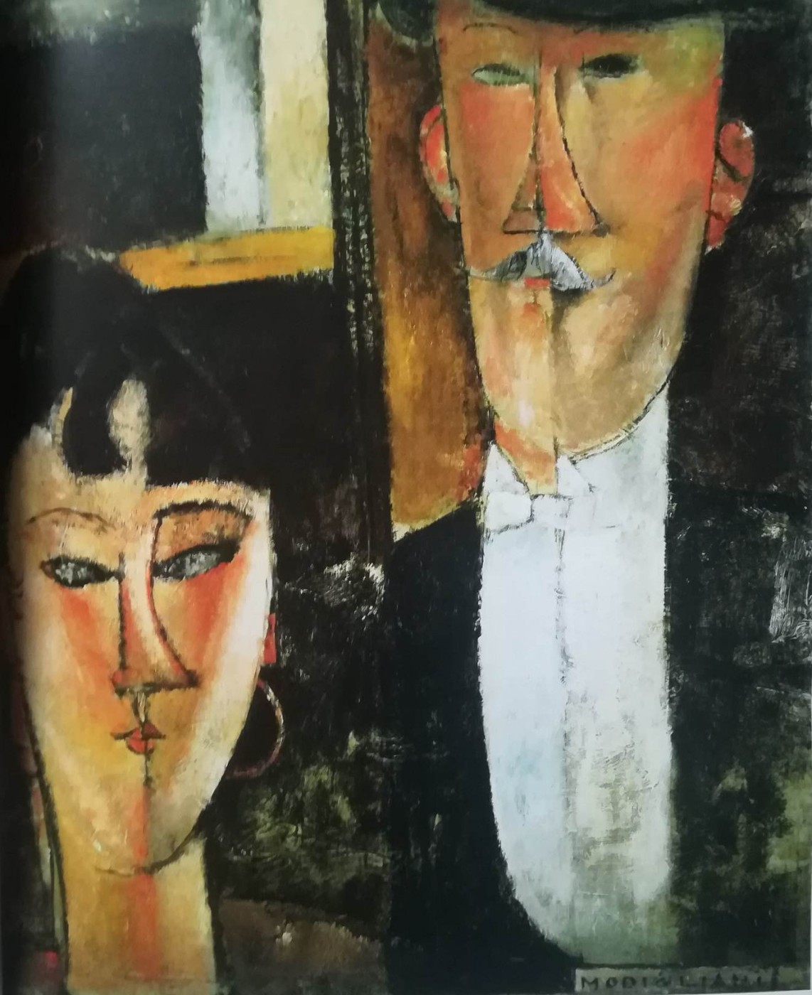 Bride and Groom (o la coppia) - Modigliani 1915-16