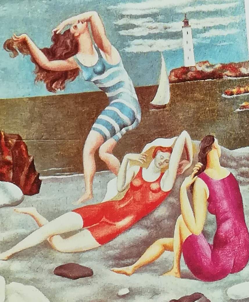 bagnati a Biarritz - Pablo Picasso, 1918