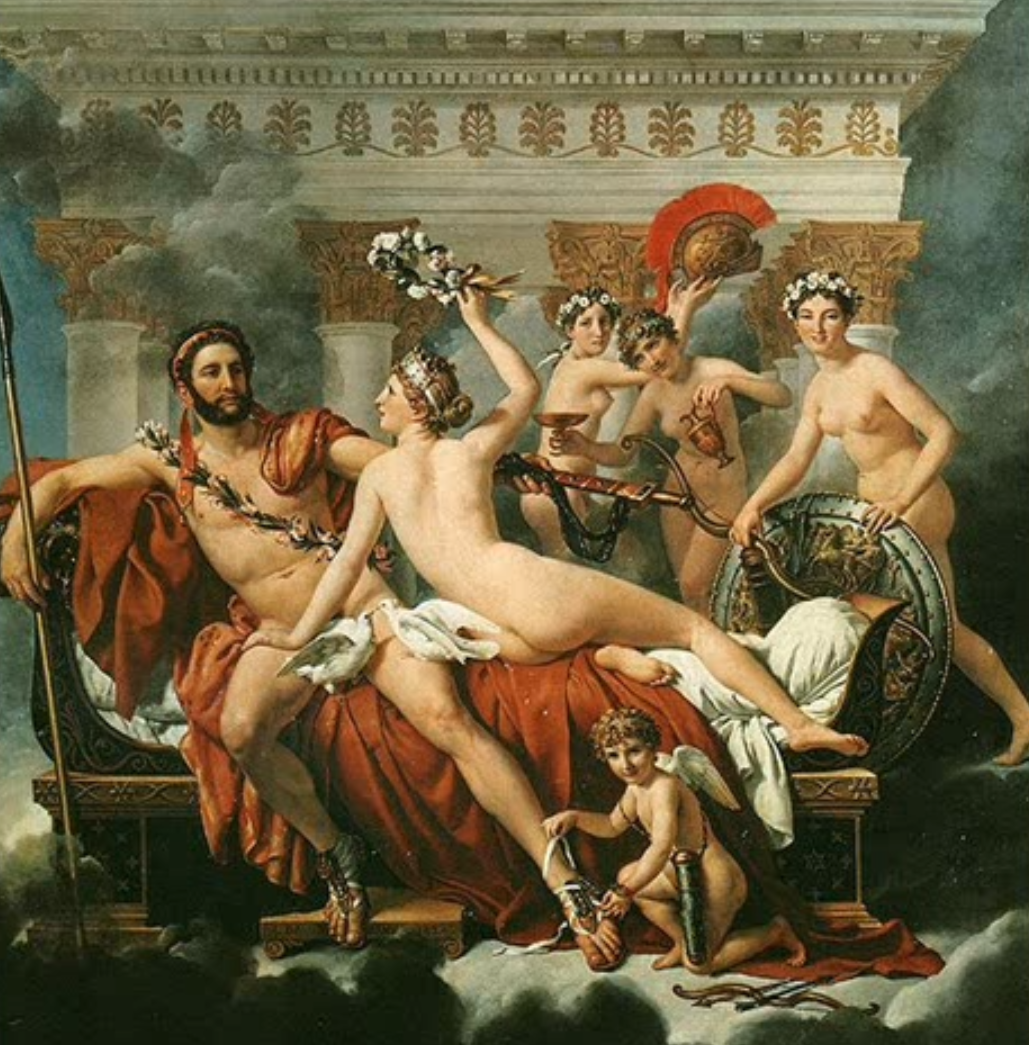 dipinto: Marte disarmato da Venere