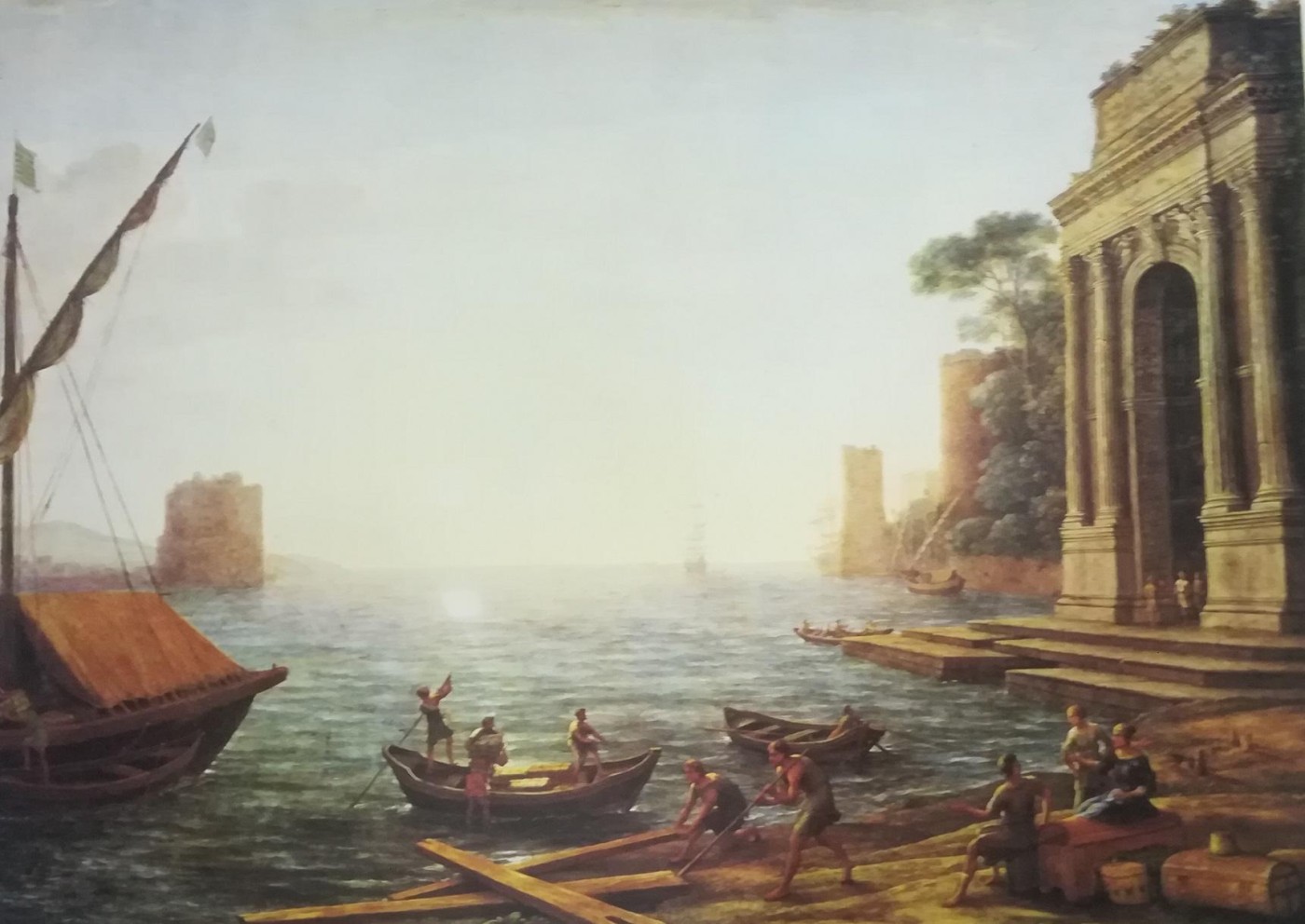 scena costiera all’alba - Claude Lorrain