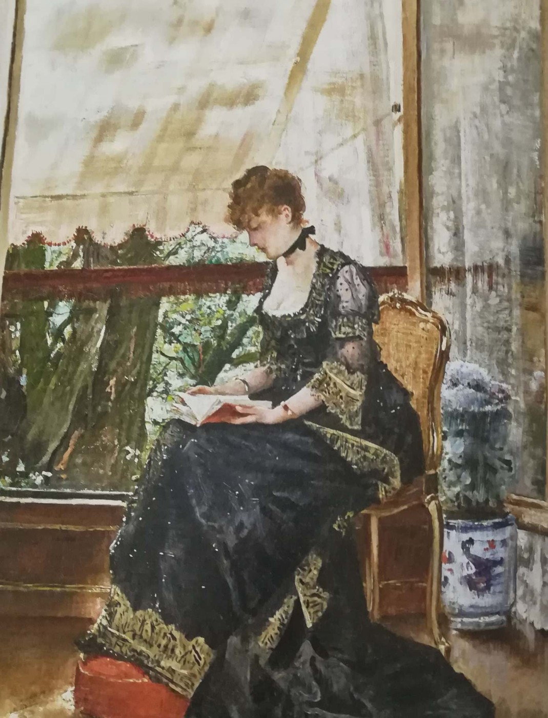 La lettera - Alfred Stevens, 1885