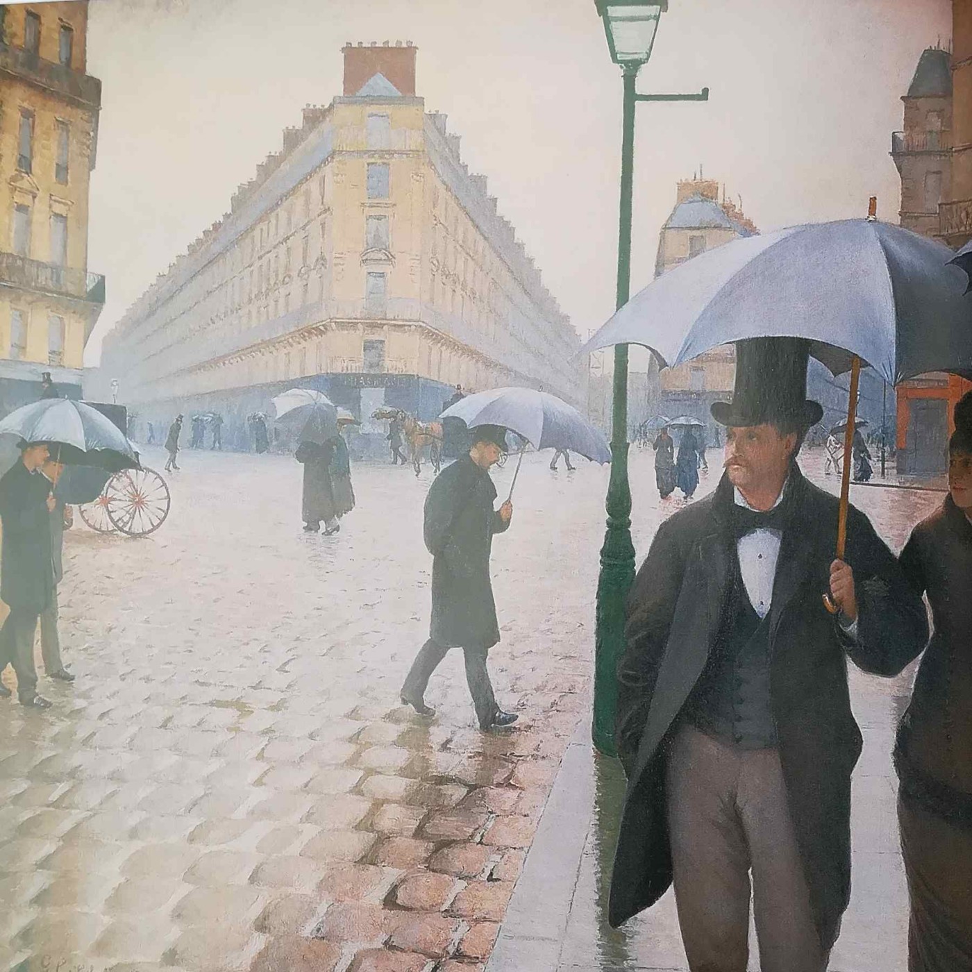 Strada di Parigi in un giorno di pioggia - Caillebotte, 1877