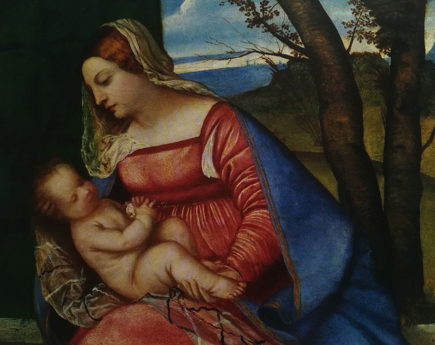 Madonna con il bambino - Tiziano