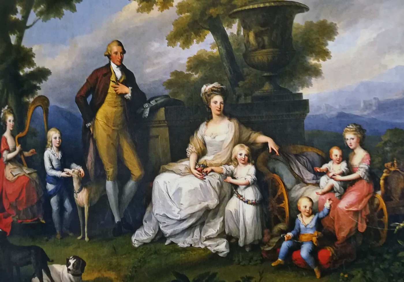 ritratto della famiglia di Ferdinando IV di Borbone - Angelica Kauffmann, 1782