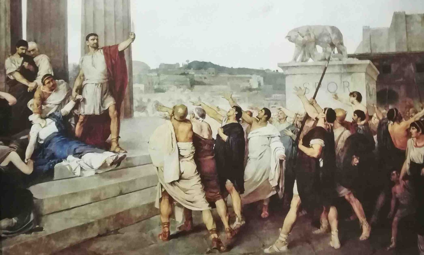Le origini della Repubblica Romana - Casto Plasencia (1877)