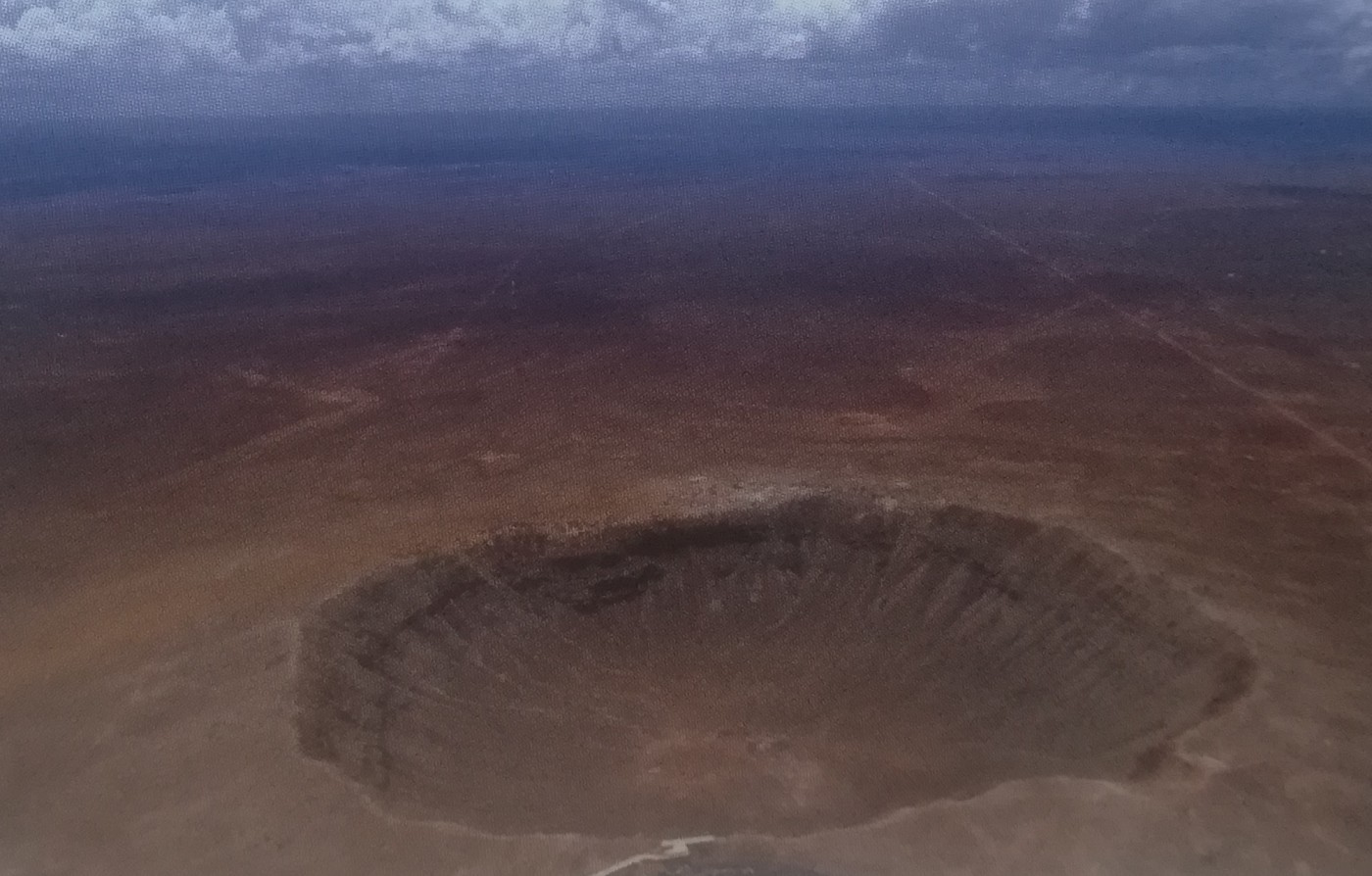 Il Meteor Crater (o cratere di Barrington) in Arizona, è stato originato da un meteorite di 25/30 metri di diametro