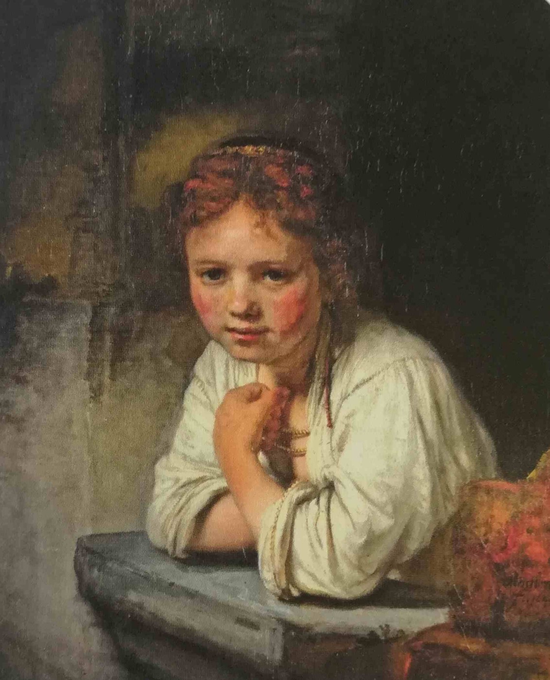 Ragazza alla finestra - Rembrandt, 1645