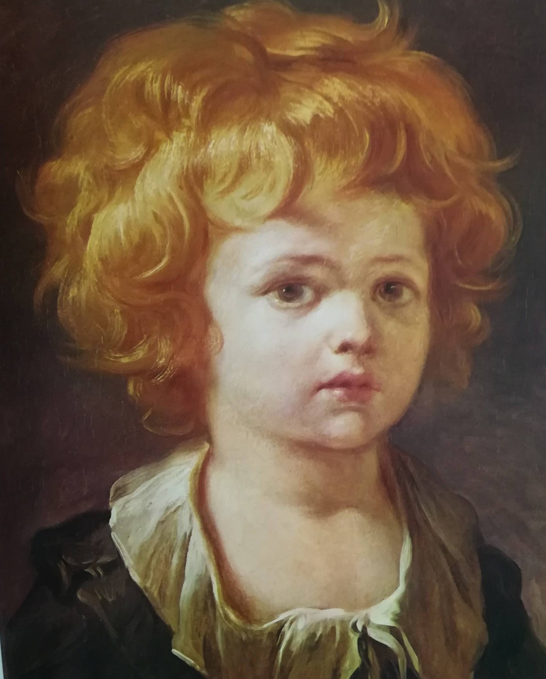 Bambino con collaretto - Fragonard