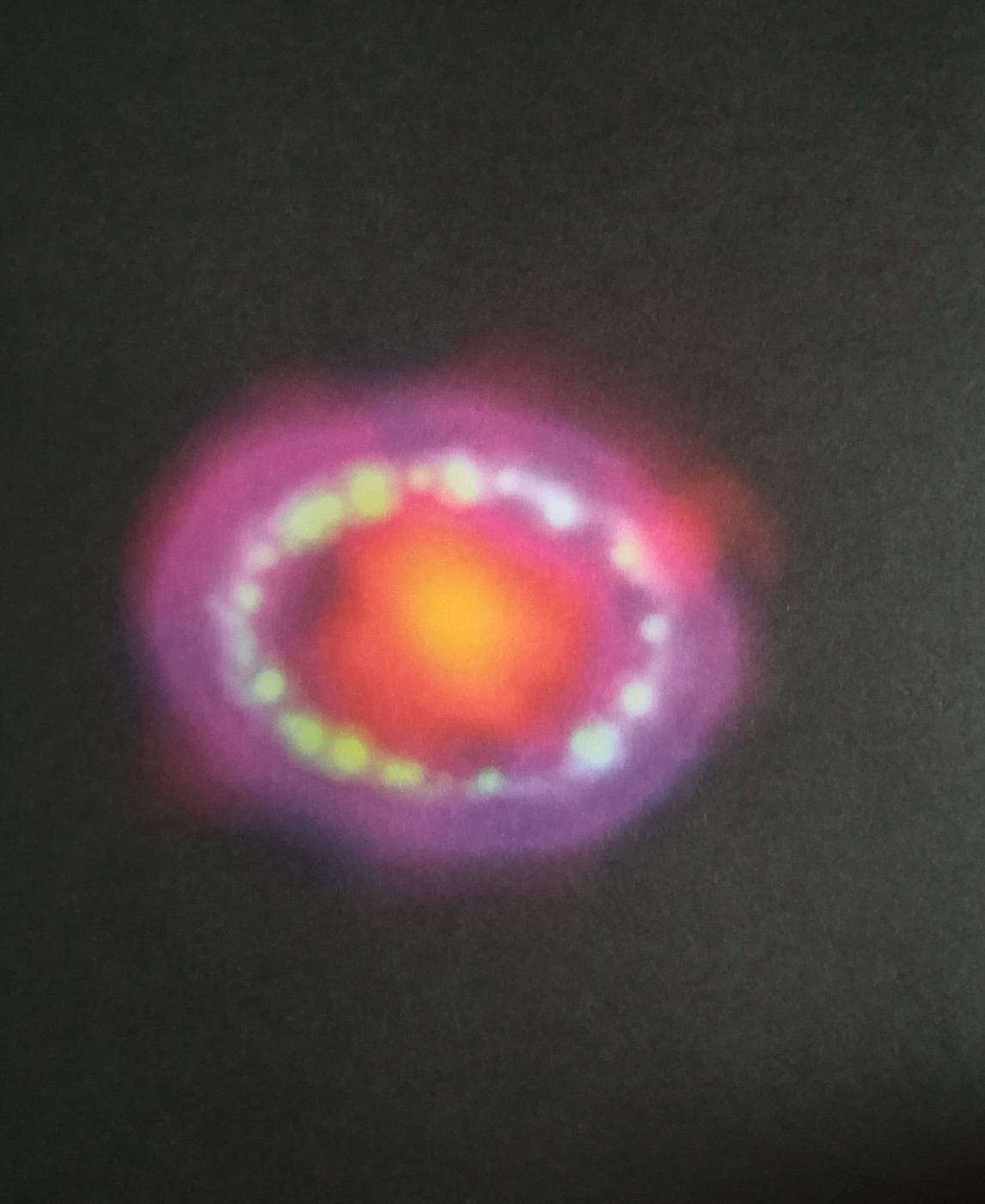 l’onda d’urto e l’anello di polvere provocati dalla supernova SN1987A