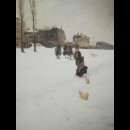 Sulla neve - Giuseppe De Nittis, 1875