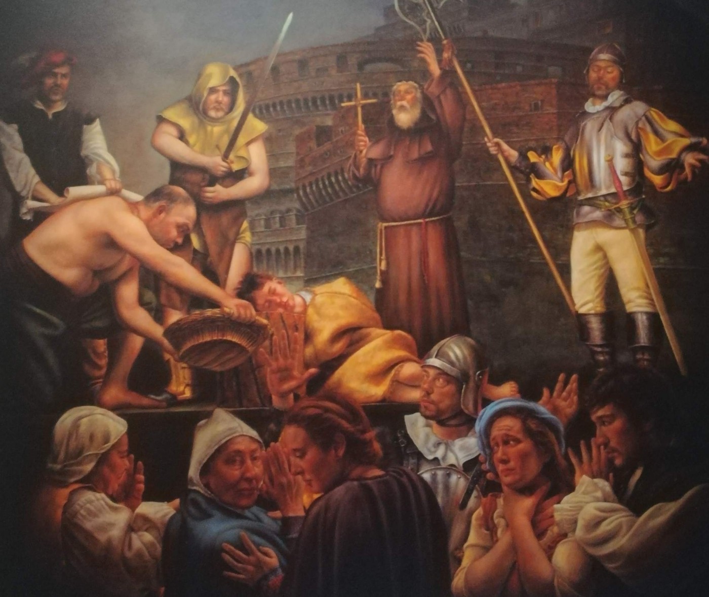 Guido Venanzoni - Caravaggio assiste alla decapitazione di Beatrice Cenci, 2019 