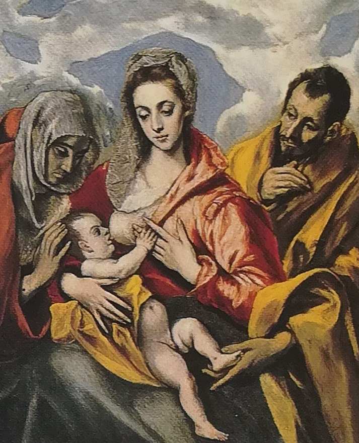 Sacra Famiglia con Sant’Anna - El Greco