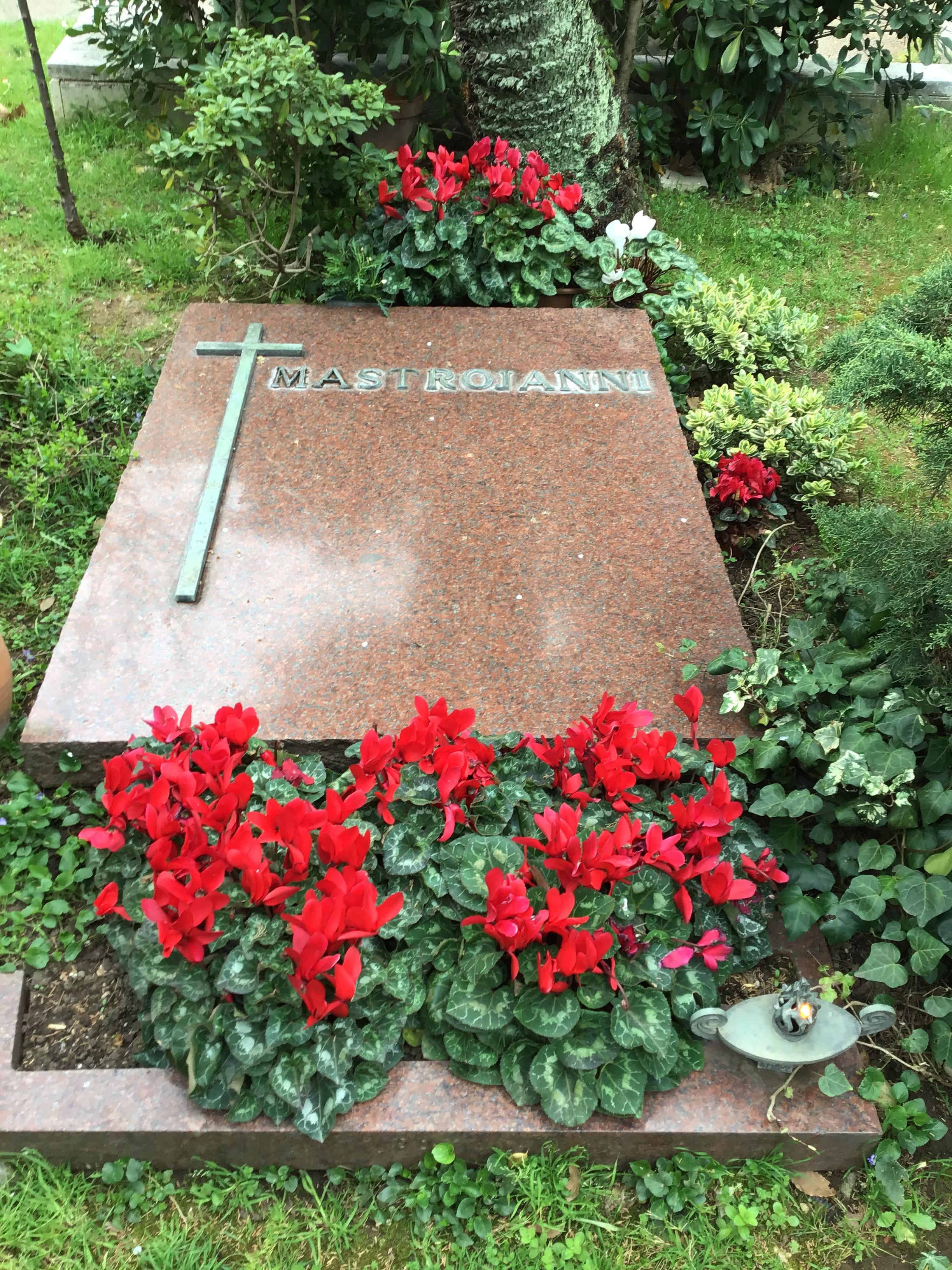 Marcello Mastroianni - Tombe famose al cimitero del Verano