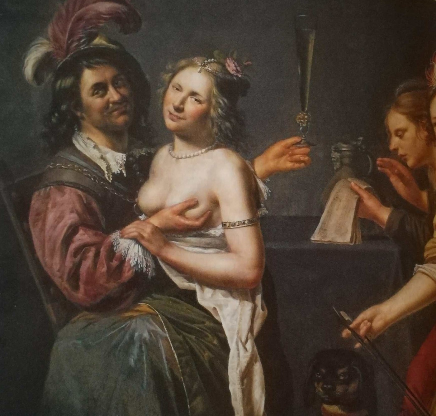 Johannes Baeck - la parabola del figliol prodigo, 1637 (particolare)