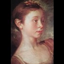 Il volto delicato è della figlia Thomas Gainsborough celebre paesaggista inglese