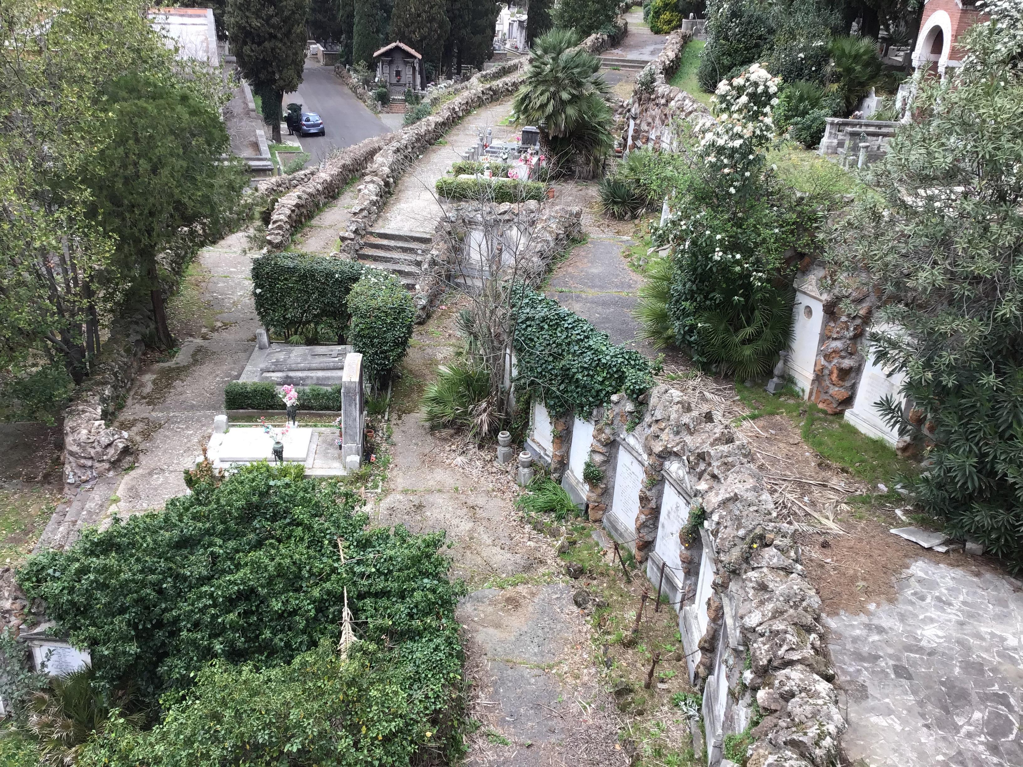 disposizioni a terrazzamento - Tombe famose al cimitero del Verano