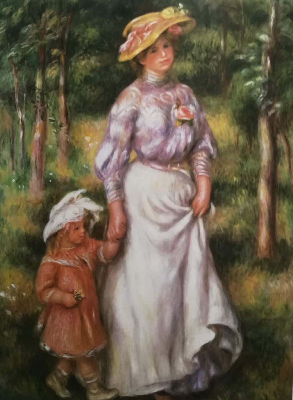 Donna e bambino che passeggiano (La passeggiata), 1906 circa