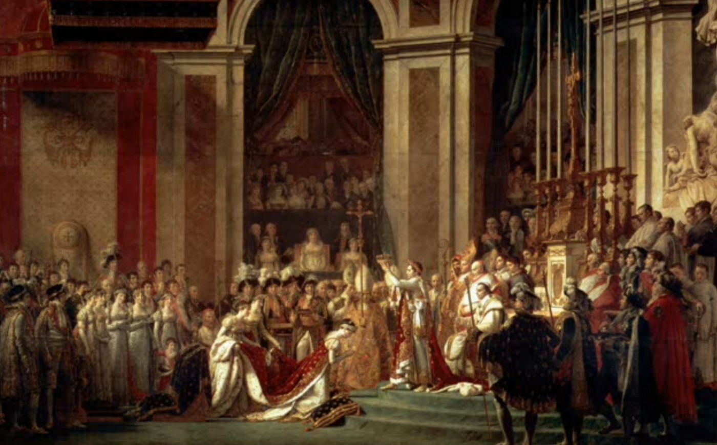 dipinto: incoronazione di Napoleone