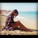 messaggiando in spiaggia