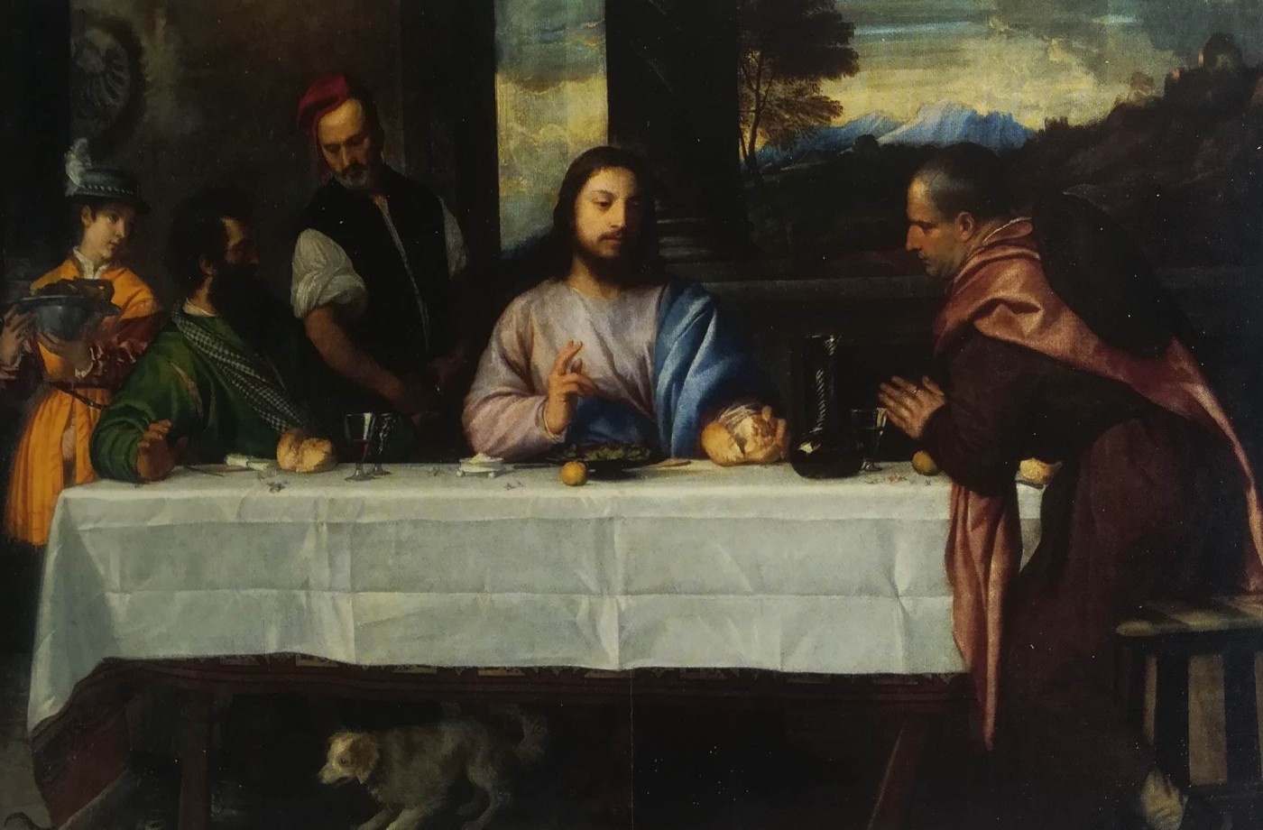 cena in Emmaus - Tiziano Vecellio