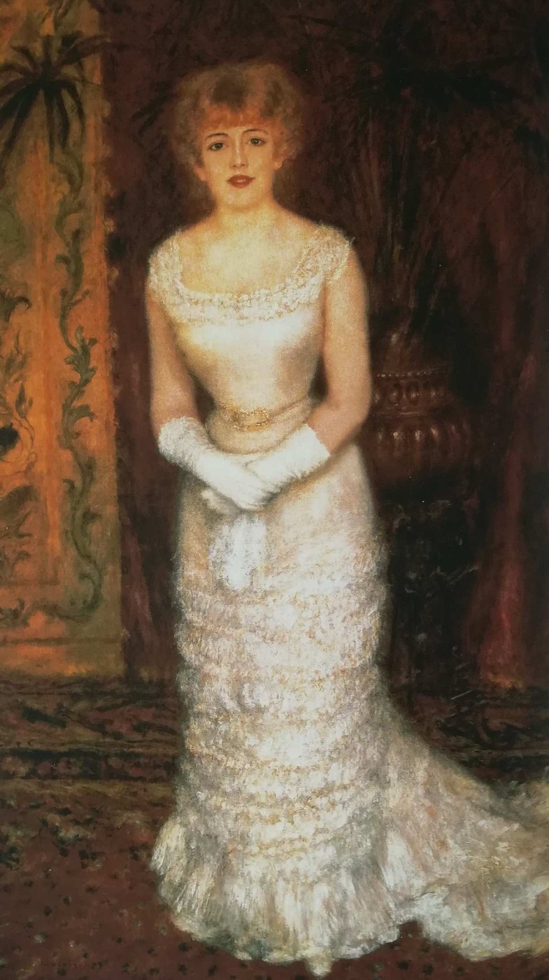 Jeanne Samary in piedi - Renoir, 1878
