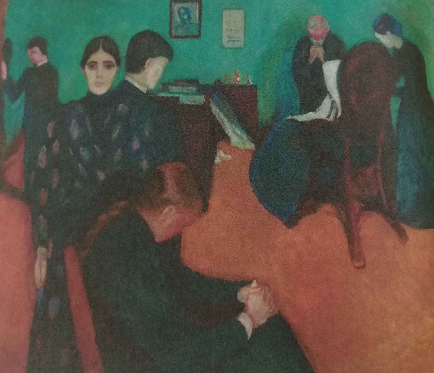 Morte nella camera della malata - Edvard Munch, 1893