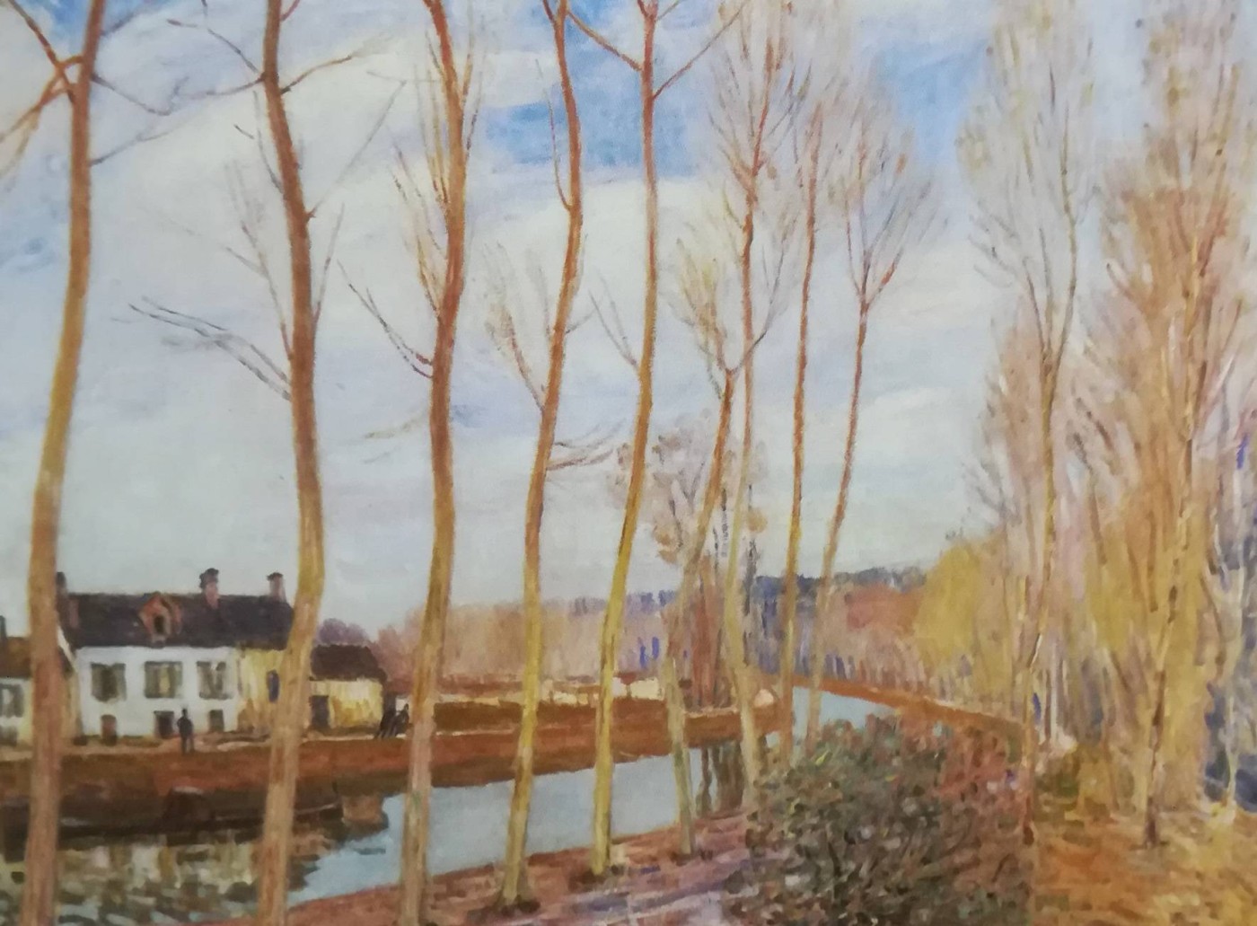 Il canale del Loing - Alfred Sisley, 1892