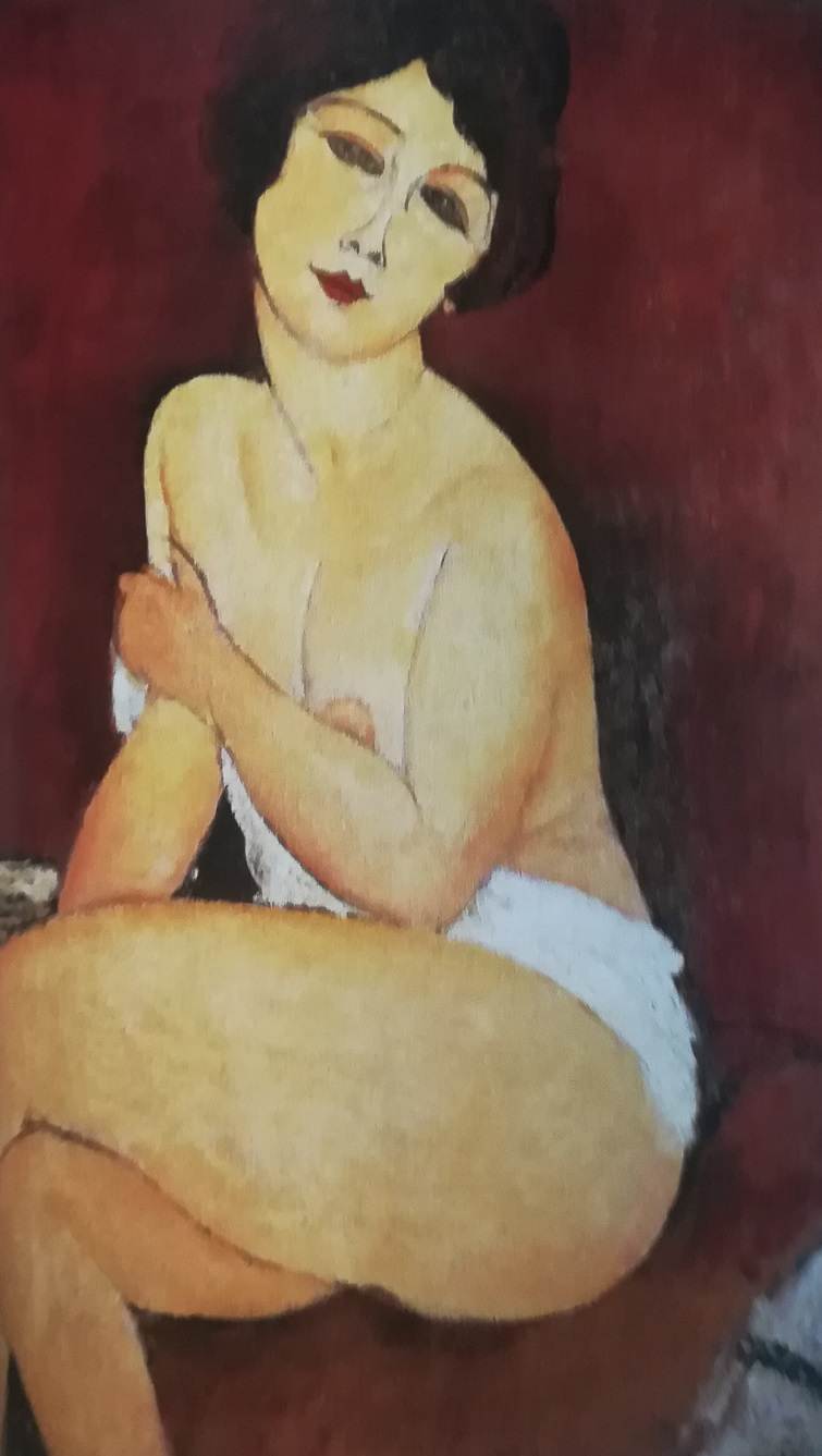 Donna nuda seduta - Modigliani, 1917