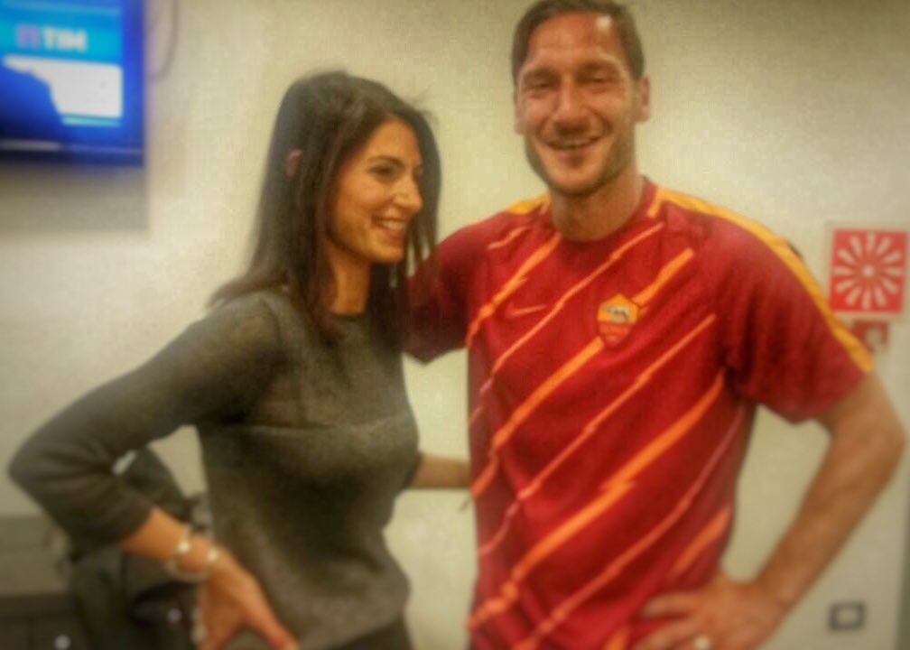 uno scatto con il capitano della Roma: Francesco Totti