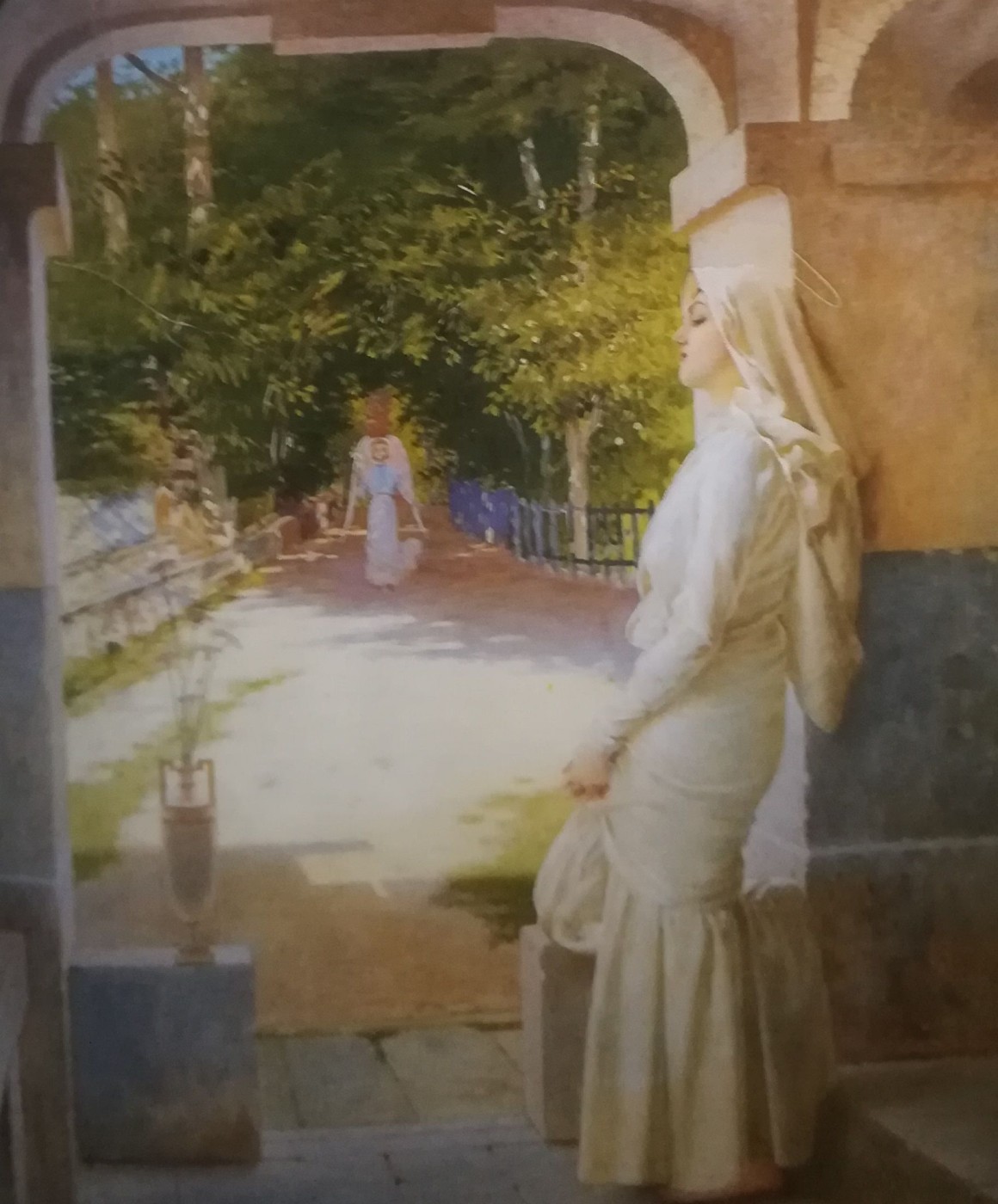 L’Annunciazione: la figlia Maria Luisa fa da modella, 1904 