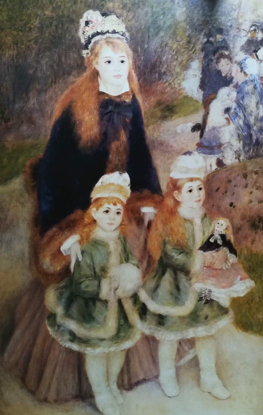 Donna che passeggia con le figlie (La giovane madre), 1874
