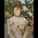 Giovane donna in abito da sera - Berthe Morisot, 1879