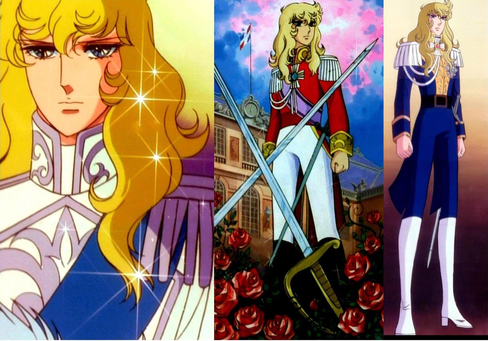 le varie uniformi indossate - lady Oscar