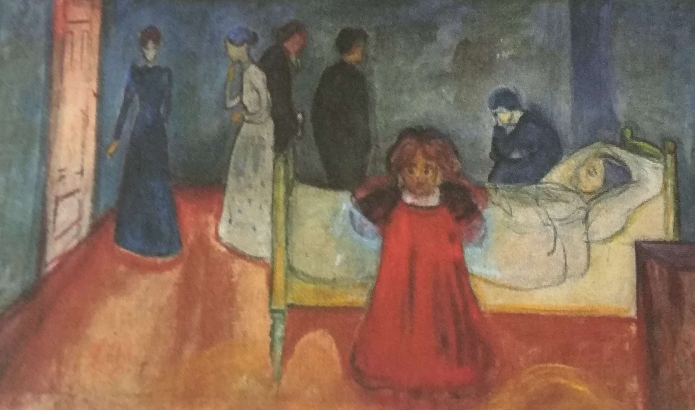 La madre morta e la bambina - Edvard Munch, 1897-1899