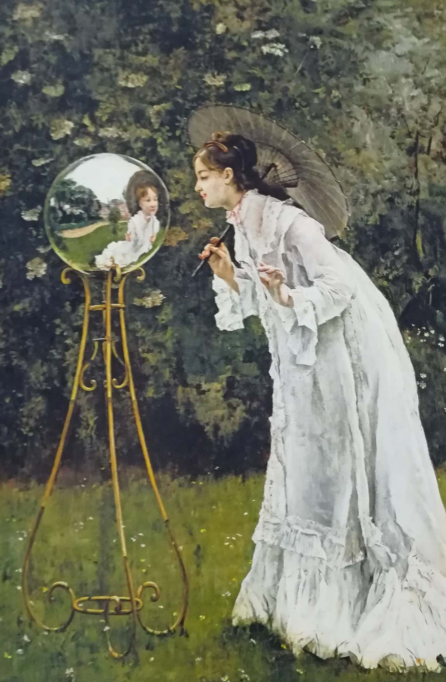 la sfera argentata - Alfred Stevens