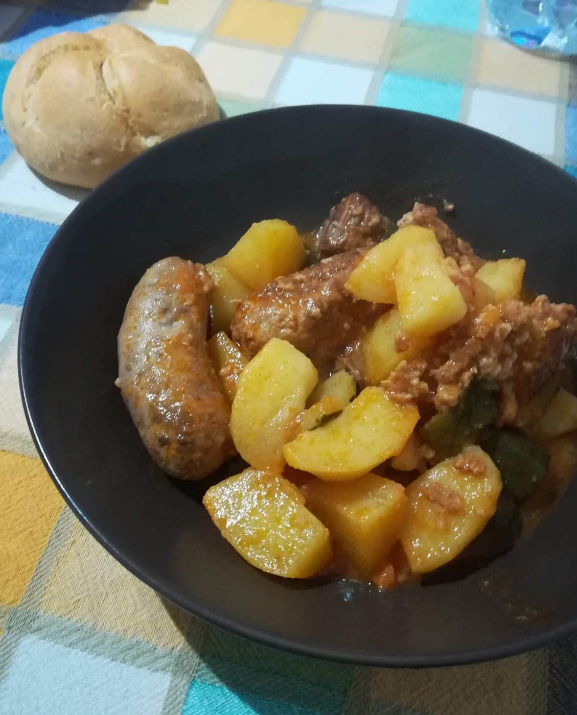spezzatino di salsicce e patate