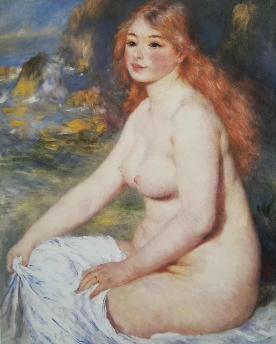Bagnante bionda - Renoir, 1881