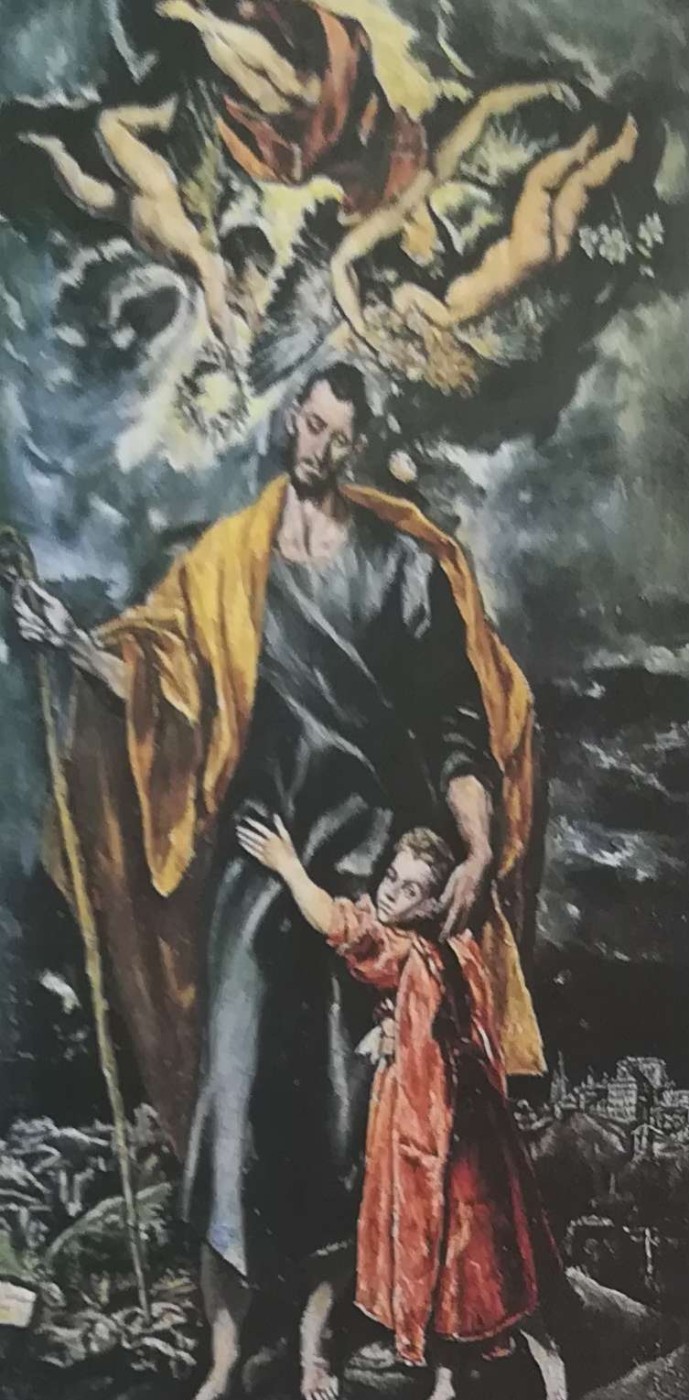 san Giuseppe con il bambino Gesù