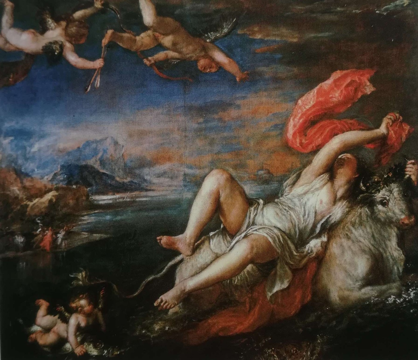 Il ratto di Europa tratta dalle metamorfosi di Ovidio