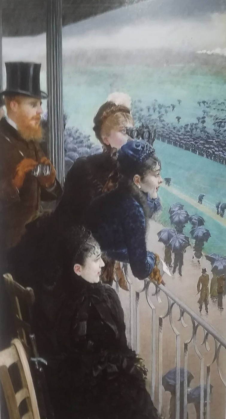 le corse al Bois de Boulogne - Giuseppe de Nittis, 1881