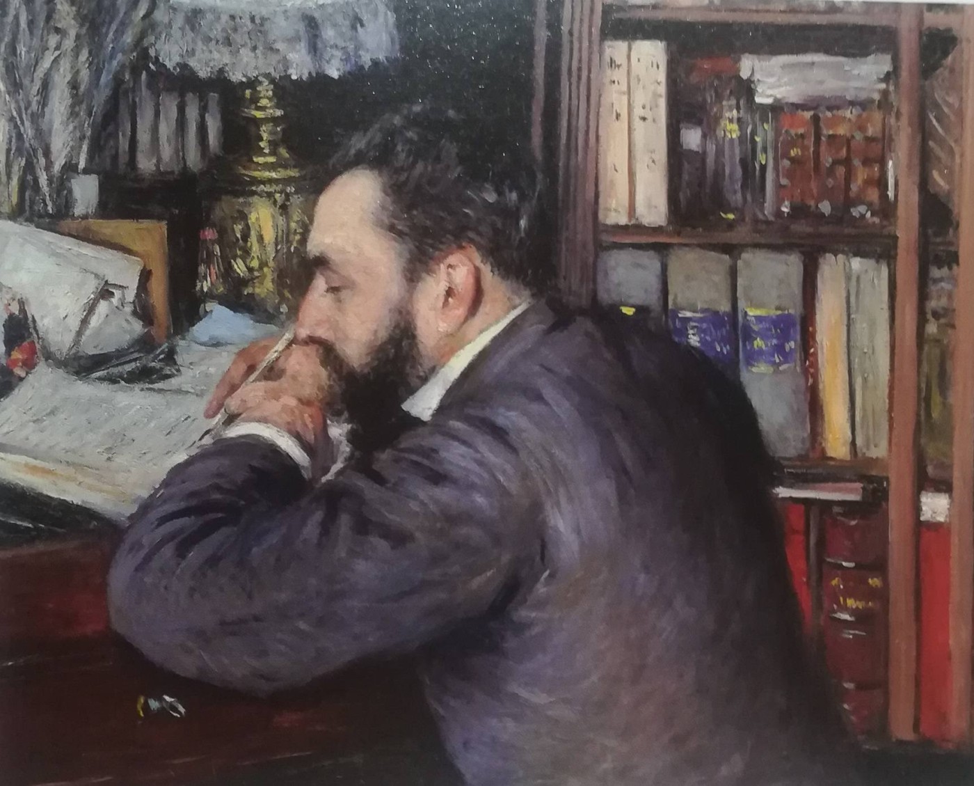 ritratto di Henri Cordier - Gustave Caillebotte, 1883