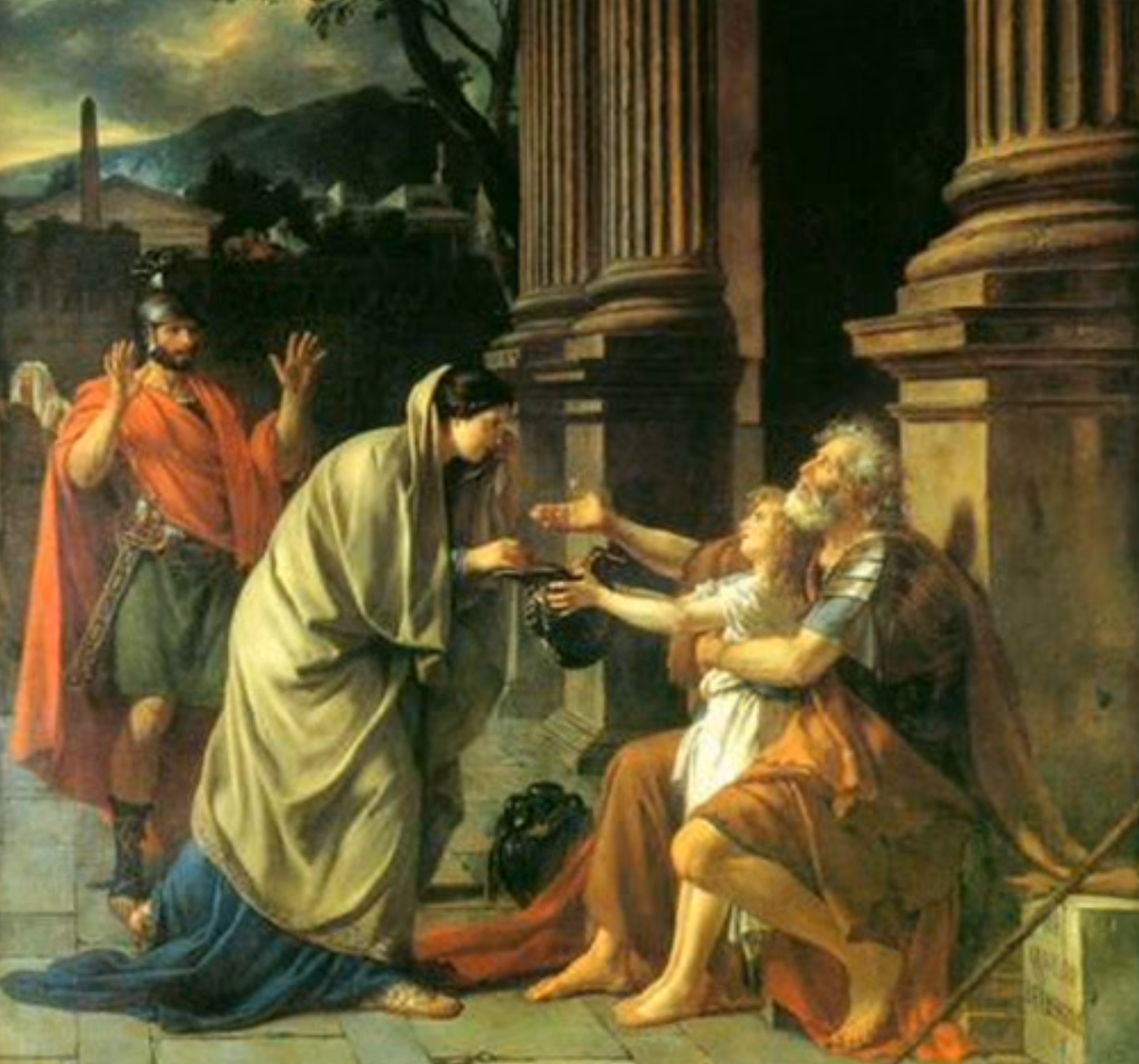Belisario che riceve l’elemosina - Jacques Louis David