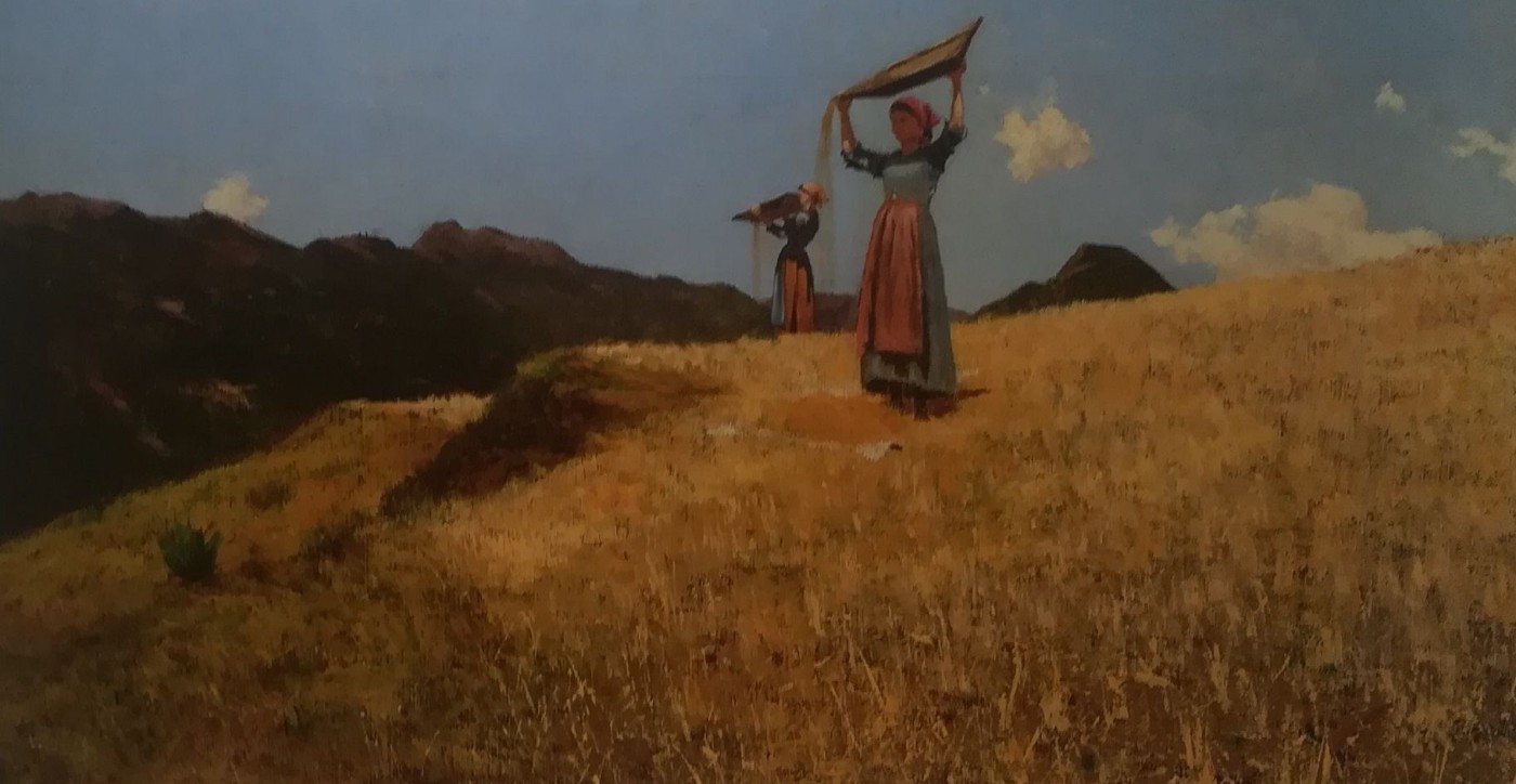 La pala del grano - Adolfo Tommasi, 1882 