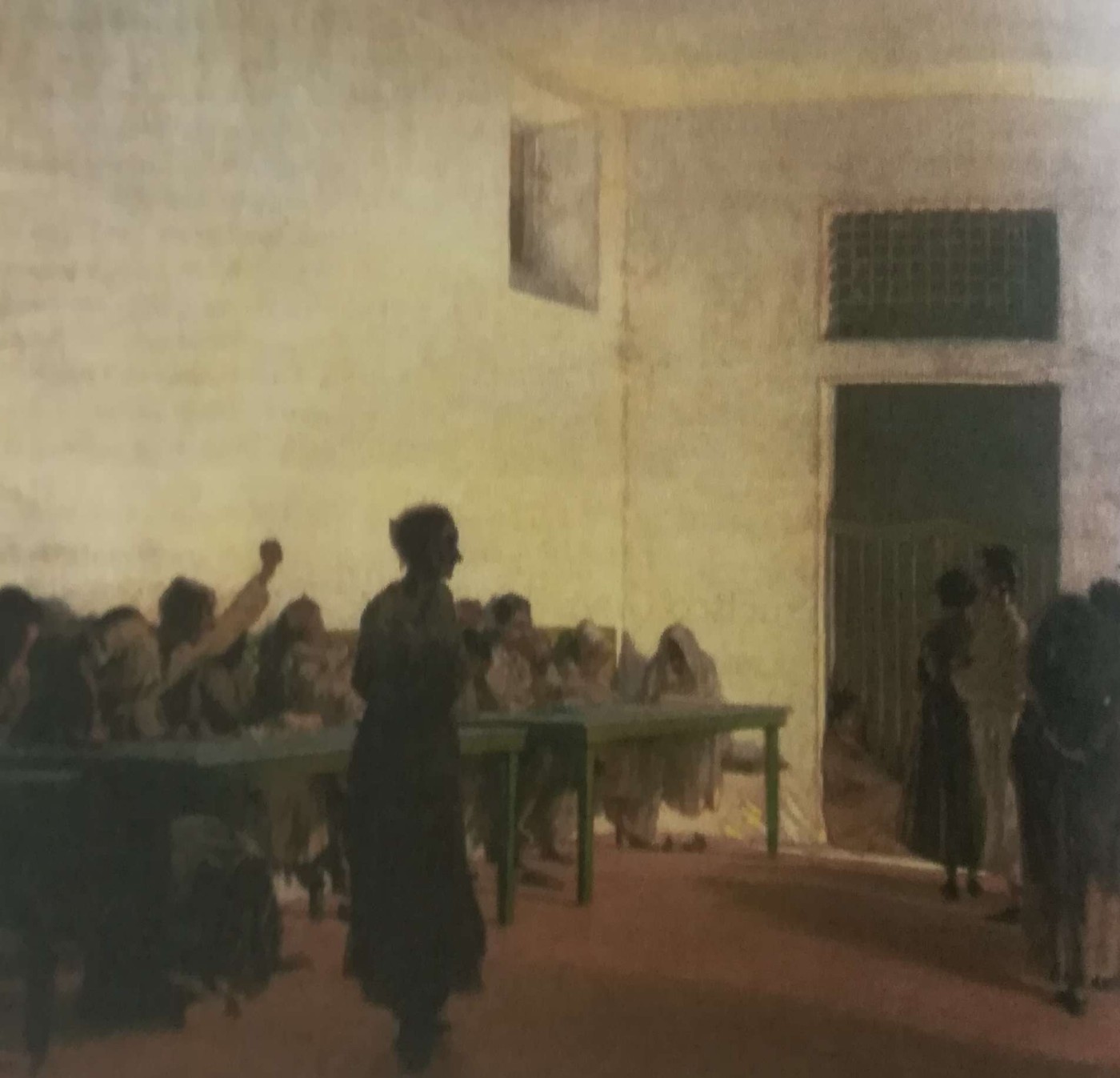 La sala delle agitate al San Bonifazio in Firenze - Telemaco Signorini, 1865