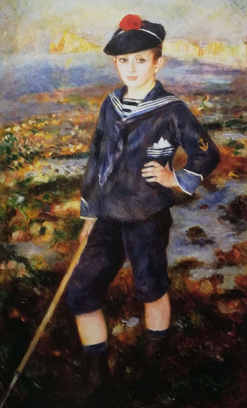 ragazzo sulla spiaggia di Yport (Robert Nunès), 1883