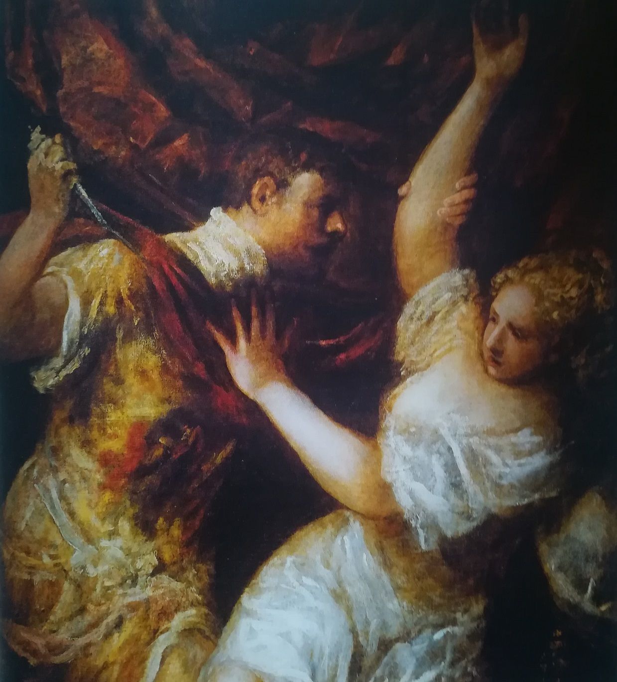 Tarquinio e Lucrezia - Tiziano, 1571