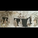 trittico con un incontro di poesia notturno - Kubo Shunman