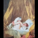 Giovane donna con il suo cane, 1770 circa