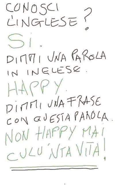 Buona conoscenza della lingua inglese