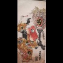 giovane attore nella parte di una danzatrice - Okumura Toshinobu